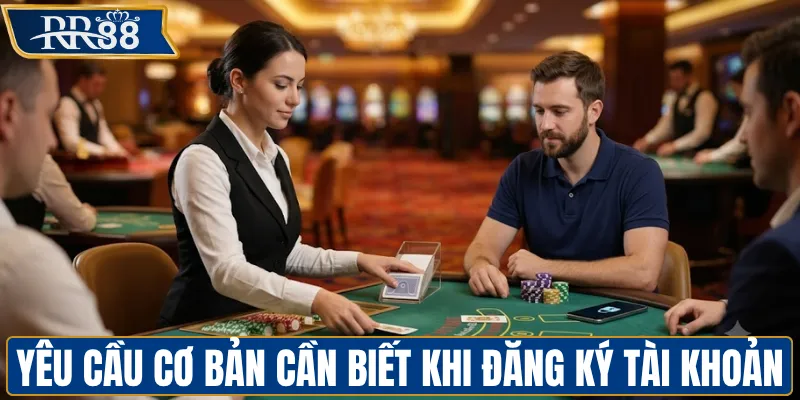 Các yêu cầu cơ bản cần biết khi đăng ký tài khoản